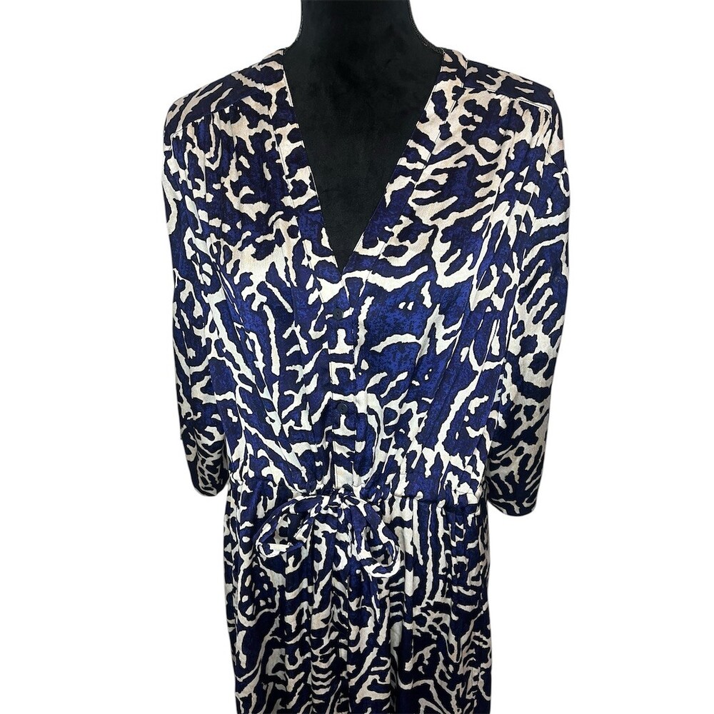NIC+ZOE Midi Tropical Vacation Print Dress Women Size‎ XXL - Picture 4 of 9